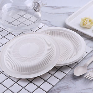 Cornstarch Plates Microwavable Disposable Sustainable
