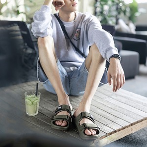 <b>Slippers</b> Men 2026 New Summer Outerwear Two-Purpose Driving Outdoor Beach Sports Casual Sandals - Product Image 3