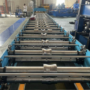 컬러 스틸 프로파일 금속 루핑 시트 타일 대상 포진 롤 성형 기계 - Product Image 3