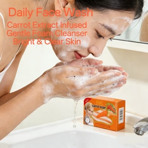 Sapone in Barra Madam Ranee all'Estratto di Carota per Stimolare il Collagene - Fatto a Mano per Levigare le Rughe, Rassodare e Idratare la Pelle - Product Image 4