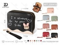Women's Double Zip <b>Wallet</b> <b>Small</b> Microfiber Synthetic Leather Cartoon Printing Fashion All Seasons Hand Carry - Product Image 1