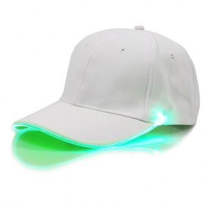 หมวกแก๊ปเรืองแสงแฟชั่น พิมพ์โลโก้ตามสั่ง สำหรับงานโปรโมชั่น ของขวัญแปลกใหม่ หมวกเบสบอลเรืองแสงในที่มืด หมวกไฟ LED - Product Image 5