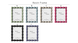 Thiết kế độc quyền tùy chỉnh hạt nhựa khung ảnh cổ điển sáu màu sắc bobbin khung hình cho Máy tính để bàn trang trí - Product Image 4