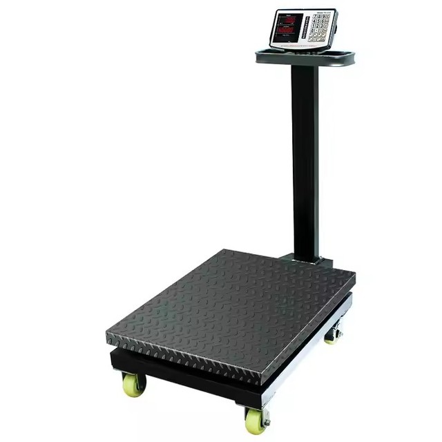 Industrial  Weighing Scales High Precision 600KG 1000KG 1T Digital TCS Electronic Platform Scale Heavy Bench Balance With  Wheel