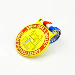 Factory Manufacturer Custom Die Cast Metal Medals For Marathon Football Baseball Basketball Sports Carnival Martial Art