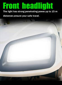 Voiture <span class=keywords><strong>de</strong></span> golf électrique à batterie 60V à 4 places pas chère pour terrain <span class=keywords><strong>de</strong></span> golf/centre <span class=keywords><strong>de</strong></span> villégiature/communité - Product Image 3