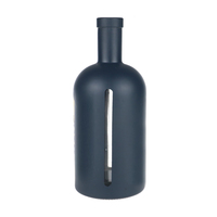 Bouteille de vodka électrolytique 500ml 700ml 750ml bouteille en verre bouteilles de vodka whisky avec bouchons d'étanchéité
