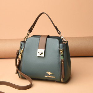 Bolso Tote de Hombro para Mujer, Moderno y Personalizado, Estilo Vintage, con Doble Cierre, de Cuero PU, Tipo Bandolera - Product Image 5