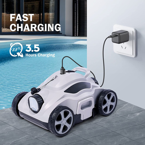 Robot Pulitore Automatico Senza Fili <span class=keywords><strong>per</strong></span> Piscine, Aspirapolvere Ricaricabile Wireless in Plastica, Impermeabile IPX8, Batteria da 5800mAh - Product Image 6