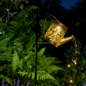 Lámparas Solares LED para Jardín, Lámpara <span class=keywords><strong>Solar</strong></span> para Exteriores con Forma de Tetera, Iluminación Decorativa Impermeable para Jardín - Product Image 5