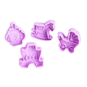 Gaufreur de timbres à cookies en plastique de qualité alimentaire, pour pâtisserie à la maison, diy, - Product Image 1