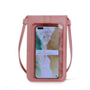 Transparent Crossbody Phone Bag For Iphone Mini Women Lock Closure Touch Screen Daily Use Spring 2022 - Product Image 2