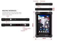 Envío Gratis Tablet Laptop Android Robusta Resistente al Agua y PC de Panel Táctil Industrial