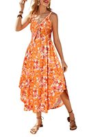 Fabrication ODM, robe longue de plage tendance pour femmes, OEM personnalisé, robe maxi décontractée de haute qualité à col en V, robe verte pour femmes, taille naturelle