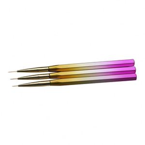 Pinceau liner pour nail art, stylo de dessin à lignes fines, outil de conception pour vernis gel à poils en nylon pour manucure en salon - Product Image 6