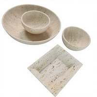 Plateau carré en marbre fait main, plateau de service pour fruits, aspect marbre naturel, présentoir en marbre naturel pour la cuisine