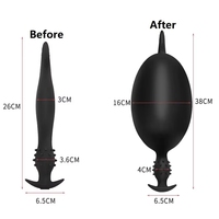 Plug anal gonflable en silicone Jouets sexuels anaux pour un plaisir intense