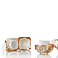 Pot cosmétique de luxe en plastique 15g 30g 50g, flacons de lotion 30ml 50ml 100ml, ensembles de pots pour crème contour des yeux pour cosmétiques