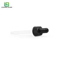 Usine en gros teinture d'huile essentielle flacon d'essai bouteille de gouttelettes en verre résistant aux enfants de 5ml à 100ml