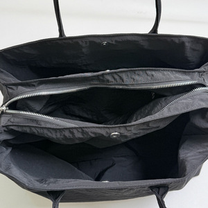 Sac à main pour femme, style coréen, grande capacité, sac fourre-tout, tendance, assorti à tout, couleur contrastée, nylon léger, voyage - Product Image 3