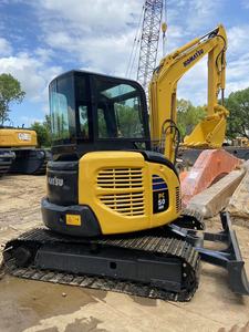 Excavatrice sur chenilles Komatsu Pc50mr Jaune Mini pelle hydraulique de construction 5 tonnes - Product Image 2