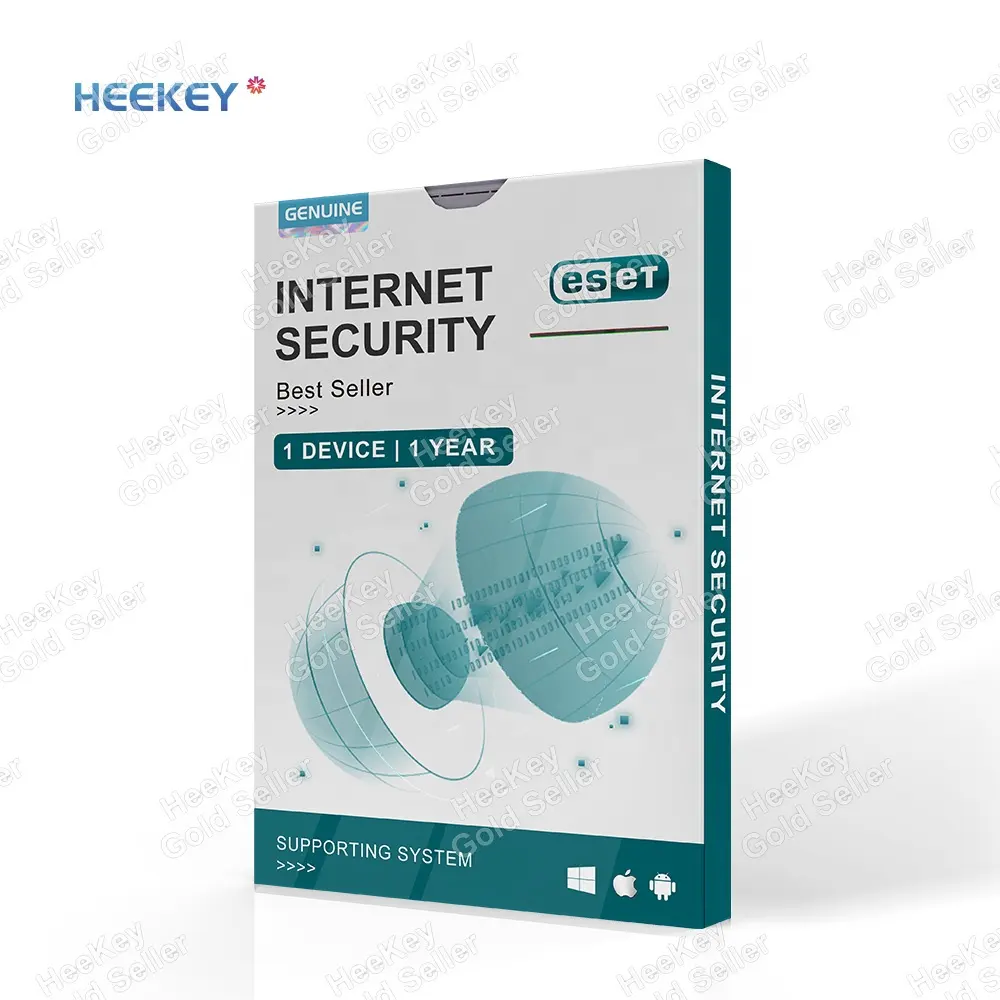 Licença Online Genuína ESET Chave de Segurança da Internet 1 Dispositivo Software Antivírus de Proteção de Privacidade 1 Ano Nod32 Antivírus
