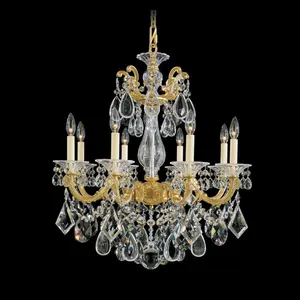 Ceiling Luxury Modern Crystal Chandelier Pendant Light for Dining Table