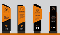 Cabine publicitaire modulaire éclairée par LED avec système de ventilation insonorisé pour centres commerciaux et stations de métro (étanche IP65)