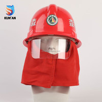 Casque de pompier ignifuge de type T sans fentes avec 8 points de suspension, conforme aux normes européennes et australiennes, casque de sécurité incendie