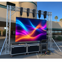 Schermo LED per esterni 500x500mm con cabinet in pressofusione, gigante, impermeabile, P2.6 P2.97 P3.9, display LED a noleggio per palcoscenici
