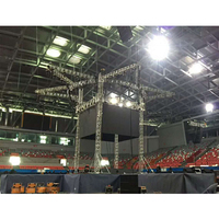 Sistema de Techo para Cabina de DJ ICTC SN500x500 Usado, Estructura de Iluminación de Aleación de Aluminio, Soporte de Truss Plegable, Ligero y Portátil para Escenario