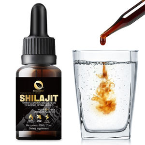 OEM/ODM Shilajit Drops Supplément liquide 60ml Soutien Santé optimale Résine minérale naturelle puissante - Product Image 1