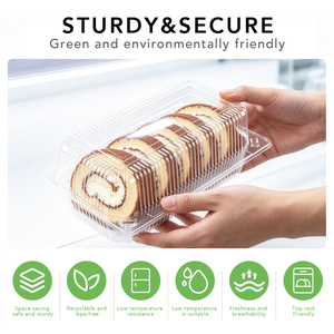 Contenedor Desechable Transparente de PET para Pasteles, Croissants, Muffins, Donuts, Bizcochos Suizos, Venta al por Mayor y Menor, OEM - Product Image 4