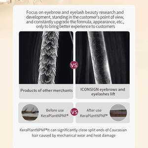 Pestañas veganas desechables de una sola vez, loción para permanente, levantamiento de cejas y pestañas, paso 1 Paso 2, permanente rápido - Product Image 6