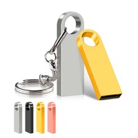 Clé USB 2.0 64 Go/128 Go gravable, vente en gros, créative, en métal, étanche, haute vitesse, modèle SE9 pour voiture, cadeau