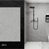 Panneaux muraux en pierre de cristal SPC modernes et personnalisés, résistants au feu et à l'humidité, adaptés aux salles de bain et aux chambres.