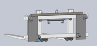 Adaptateur de support de déplaceur latéral pour chariot élévateur EURO avec fixation de déplaceur latéral standard européen et style crochet