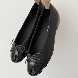 Bailarinas para <span class=keywords><strong>mujer</strong></span>, <span class=keywords><strong>zapatos</strong></span> sin cordones con lazo suave y elegante, <span class=keywords><strong>Beige</strong></span>, <span class=keywords><strong>charol</strong></span>, negro, para oficina, fiesta, boda, negocios, informales - Product Image 3