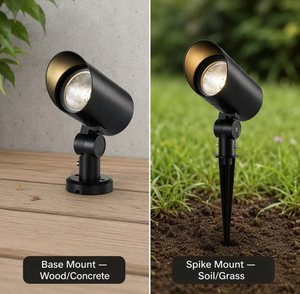 Projecteur LED extérieur IP65 en aluminium, étanche, pour éclairage d'arbres, de paysages et de pelouses, à montage au sol, 24V - Product Image 5