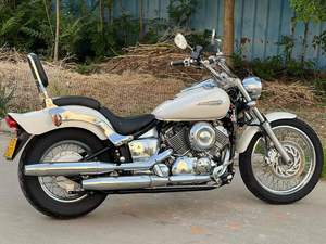 Motocicletta Classica Cruiser Yamahaa <span class=keywords><strong>DS</strong></span> 400CC Drag Star <span class=keywords><strong>V</strong></span> Twin con Schienale Posteriore per Passeggero - Product Image 4
