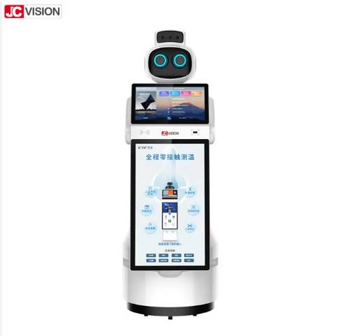 JCVISION Thermal Imaging Reception Robot for Visitor Management