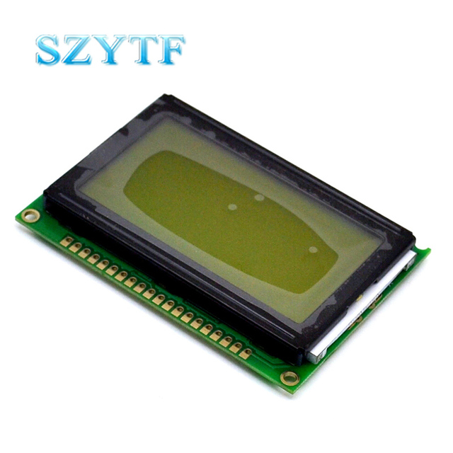 5V WG12864B Dots Graphic Gray LCD Display module KS0107 Raspberry Pi Compatible Controller