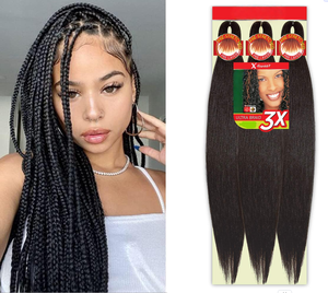 Fabrik-Großhandel: Günstiger EZ Braid 3X vorgedehnter Afro-Haarverlängerung, synthetisches Häkelhaar in großen Mengen für Damen-Frisuren - Product Image 6