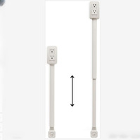 Nouveau modèle de rallonge pour prises électriques, une rallonge pratique pour les prises domestiques