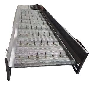Saman kaldırma balıkçılık zincir plaka uygulamaları için üretim tesisi kullanım için paslanmaz çelik Metal plaka zincir kaldırma konveyör - Product Image 1