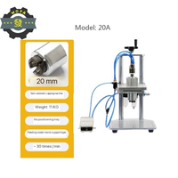 Machine de sertissage manuelle pour bouchons de parfum en métal, facile à utiliser, scellage par pulvérisation, 600-800 bouteilles/heure, garantie 1 an
