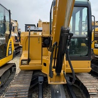 Excavadora de cadenas Cat 306 usada de alta calidad y bajo consumo de combustible, miniexcavadora hidráulica de 6 toneladas para trabajos de terraplenes y construcción.