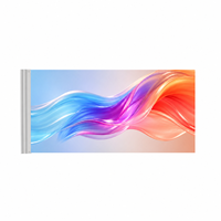 Video Wall LED Transparente P20 de Alto Brillo, Compatible con Animación SDK, Flexible y Grande, para Publicidad en Ascensores y Tiendas Minoristas