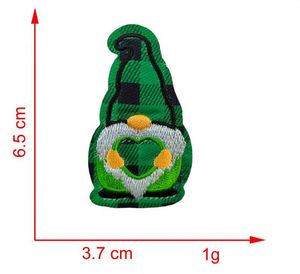 Parche Bordado Termoadhesivo con Borde Brillante Verde para el Día de San Patricio, para Decoración de Ropa y Sombreros - Product Image 3