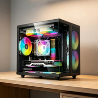 Computadora de Escritorio Ryzen 5 5500 RX 580 con 16 GB de RAM y 1 TB de SSD, PC para Juegos, Sistema Informático